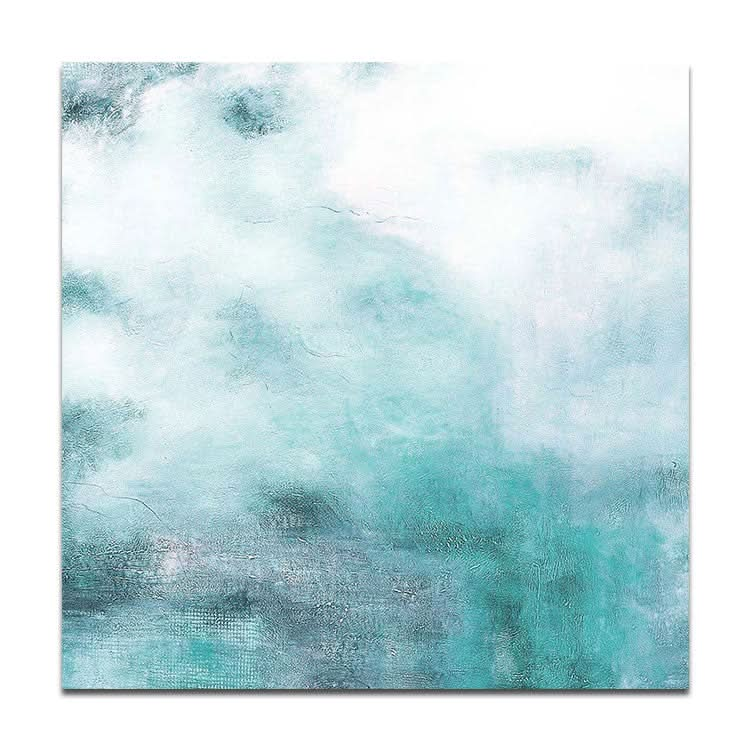 Landscape Painting Texture Painting On Canvas Hand Art | Fog mountain