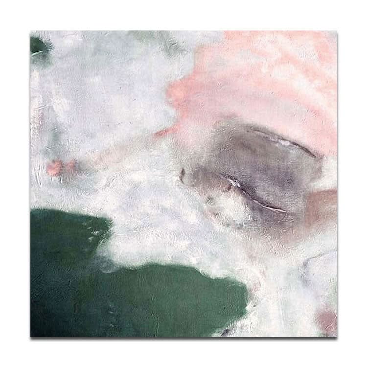 Großes abstraktes Acrylgemälde, graues Gemälde, Blattgemälde, Original-Kunstgemälde | Chase 