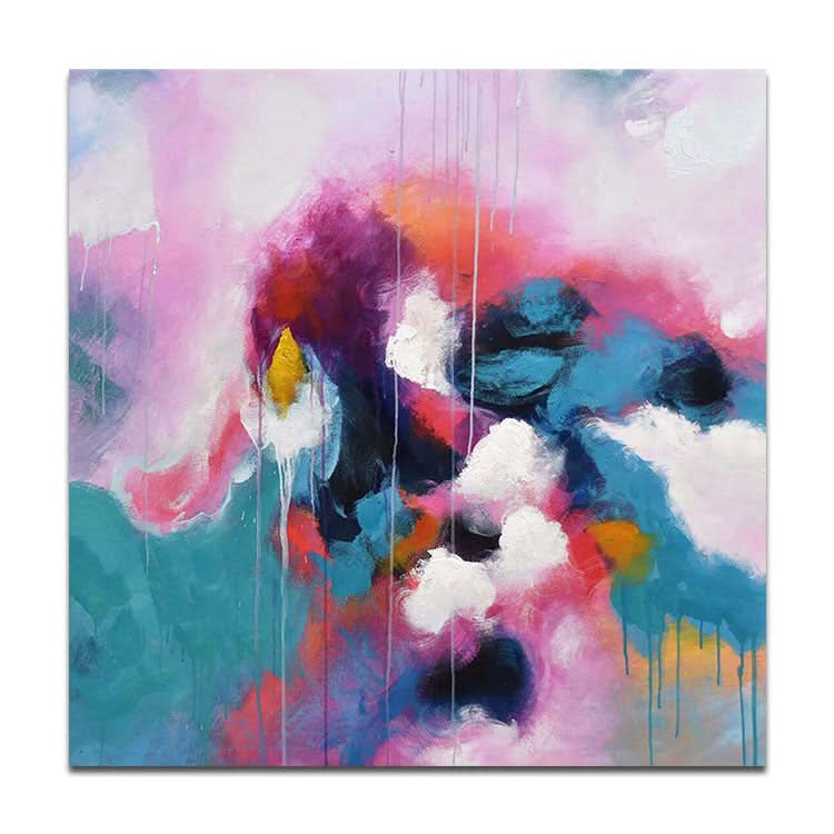 Extra großes handgemachtes Kunstwerk, Originalgemälde, Schlafzimmer, abstraktes Acrylgemälde | Herausforderndes Schicksal 