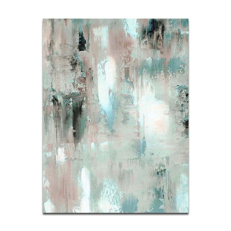 Minimalistische Kunst, einfache abstrakte Malerei – handgefertigtes abstraktes Ölgemälde, minimalistischer Wandkunstdruck, Leinwanddruck 