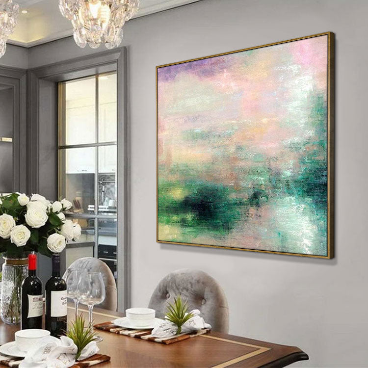 Large Canvas Art Abstract Original Paintings Beige Paintings Contemporary Acrylic Paintings On Canvas | Alluring abyss