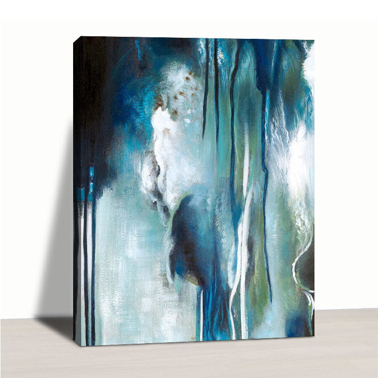 Oil Painting Canvas Abstract - Handmade Famous Abstract Art Pieces Decoration for Bathroom