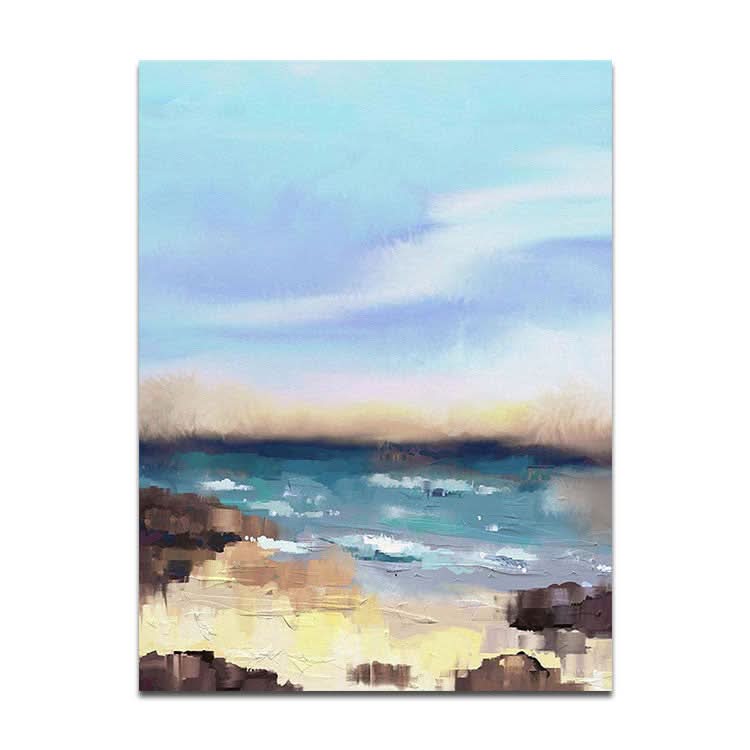 Meer - Handgemachte Meereslandschaft Malerei Leinwand Kunst Strand 