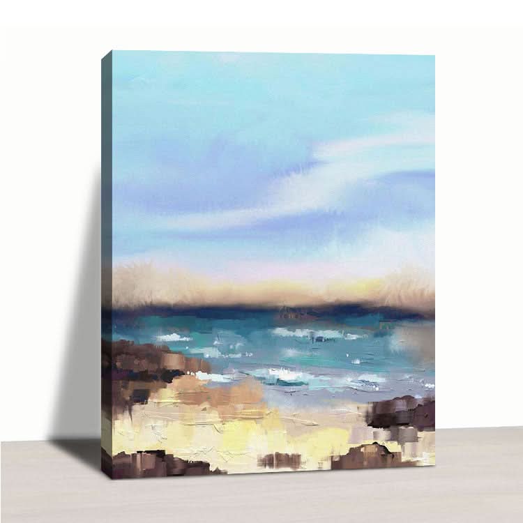 Meer - Handgemachte Meereslandschaft Malerei Leinwand Kunst Strand 