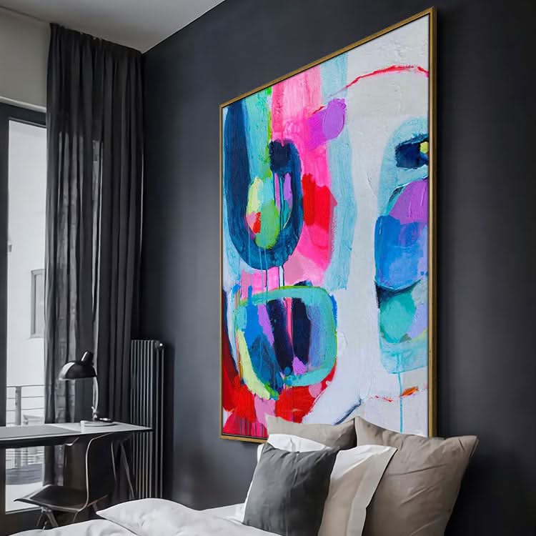 Abstract Oil Painting Dark blue Painting Contemporary Painting Original Abstract | Adore