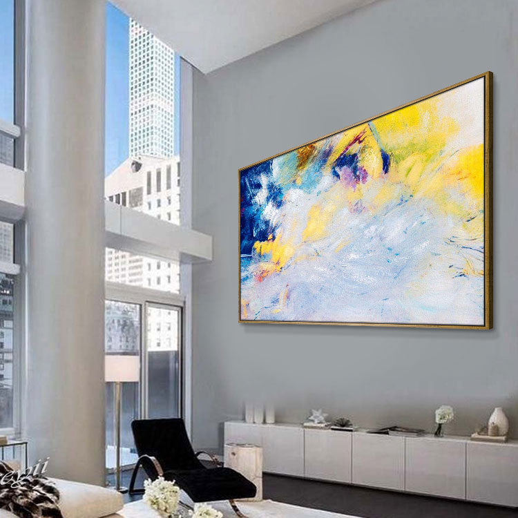 Fine art original painting, wall art for living room, abstract canvas art original, large abstract art