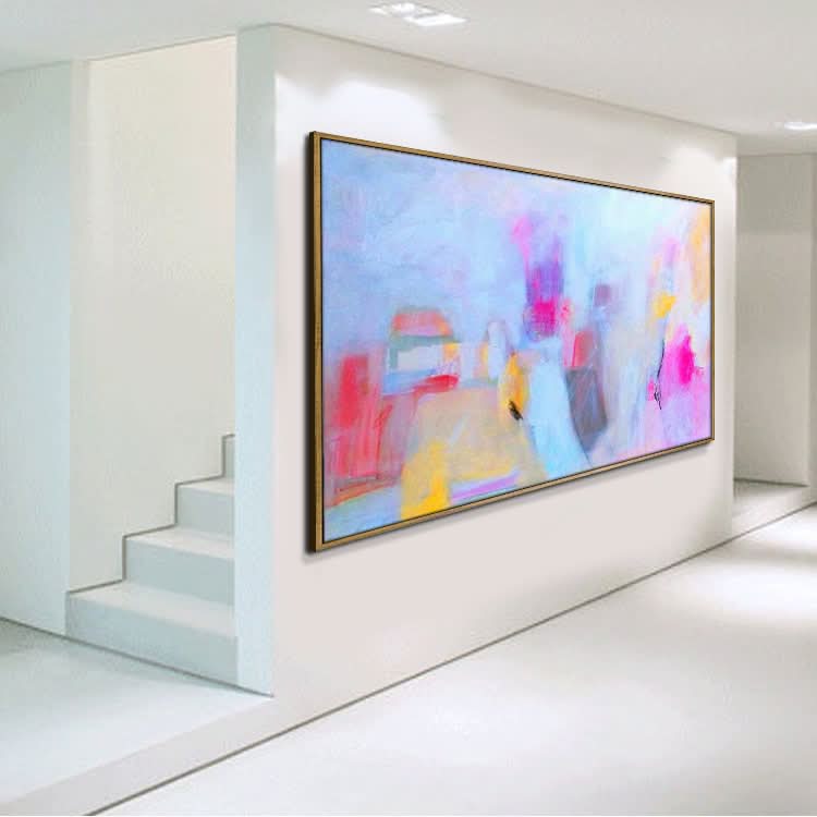Strukturiertes abstraktes Gemälde, große moderne abstrakte Wandkunst auf Leinwand, abstrakte Leinwandkunst original 