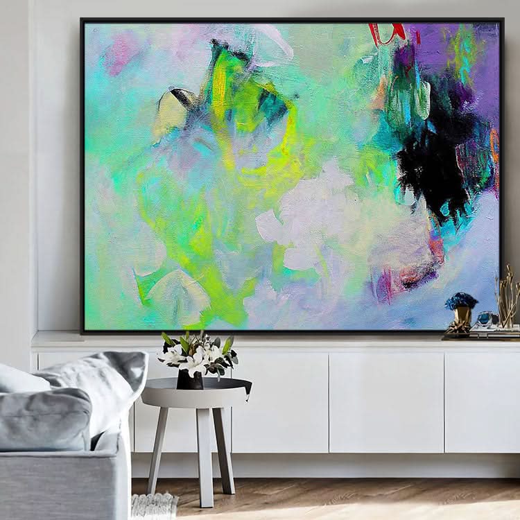 Abstract oil painting, abstract canvas art original，abstract colorful painting modern