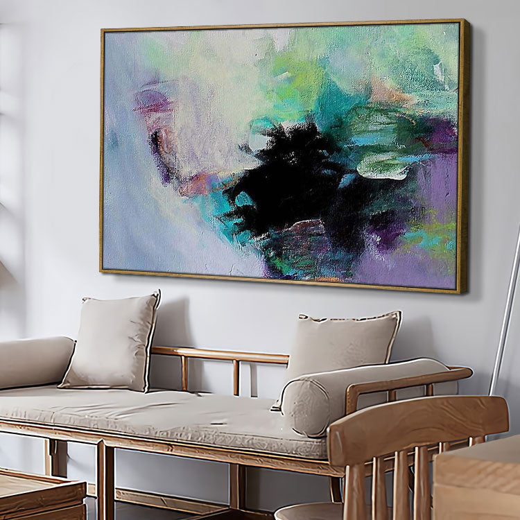 Wall art canvas abstract, abstract painting original large, modern art canvas