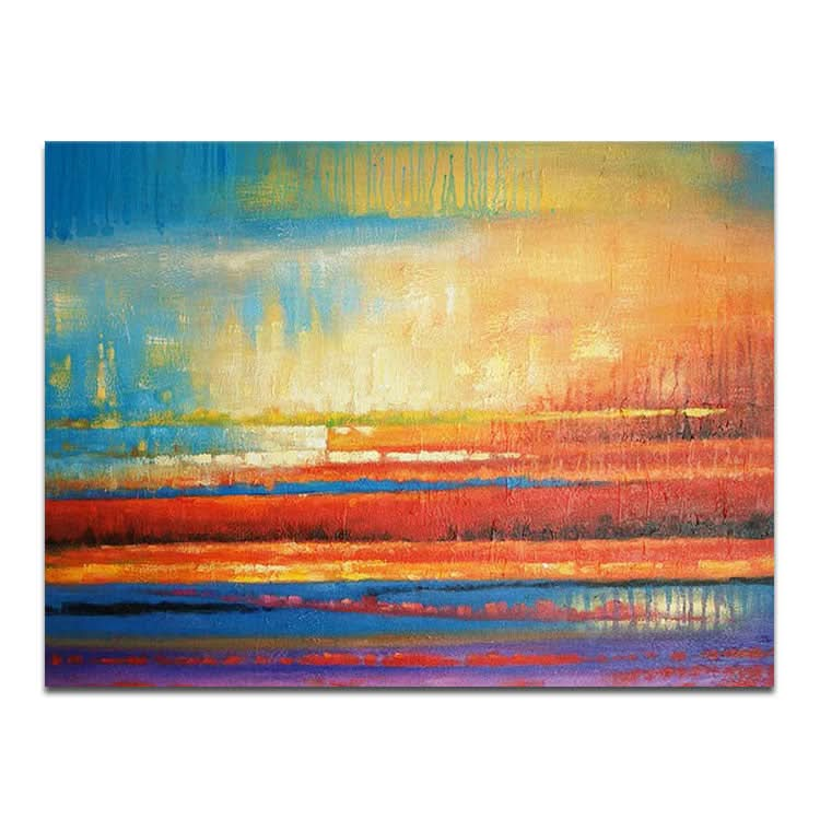 Sunset Glow - Handmade Landscape Wall Art Sunset Oil Painting on Canvas