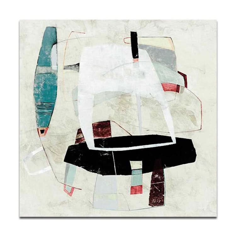 Gemälde Handgefertigtes großes Gemälde auf Leinwand Originalkunst Modernes Acrylgemälde Beige Gemälde Weißes Gemälde Schwarze Kunstleinwand | Der Raum 