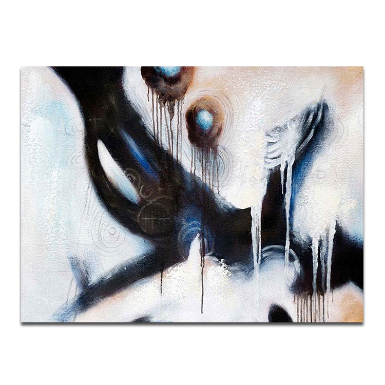 Modern, Abstract, Textured, Canvas Wall Art，Modern Textured Painting