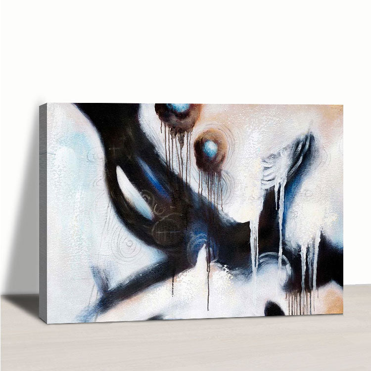 Modern, Abstract, Textured, Canvas Wall Art，Modern Textured Painting