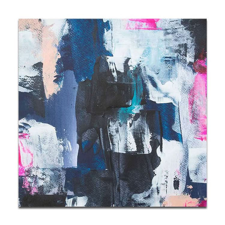 Großes abstraktes schwarzes Gemälde Original abstraktes Gemälde zeitgenössische Wandmalerei Acryl abstrakte Kunst auf Leinwand | Klettern 