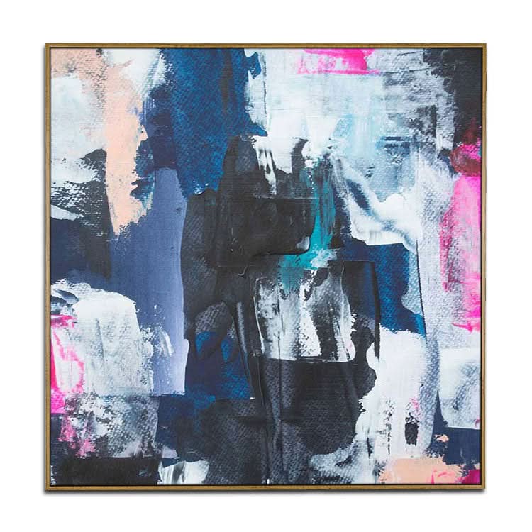 Großes abstraktes schwarzes Gemälde Original abstraktes Gemälde zeitgenössische Wandmalerei Acryl abstrakte Kunst auf Leinwand | Klettern 