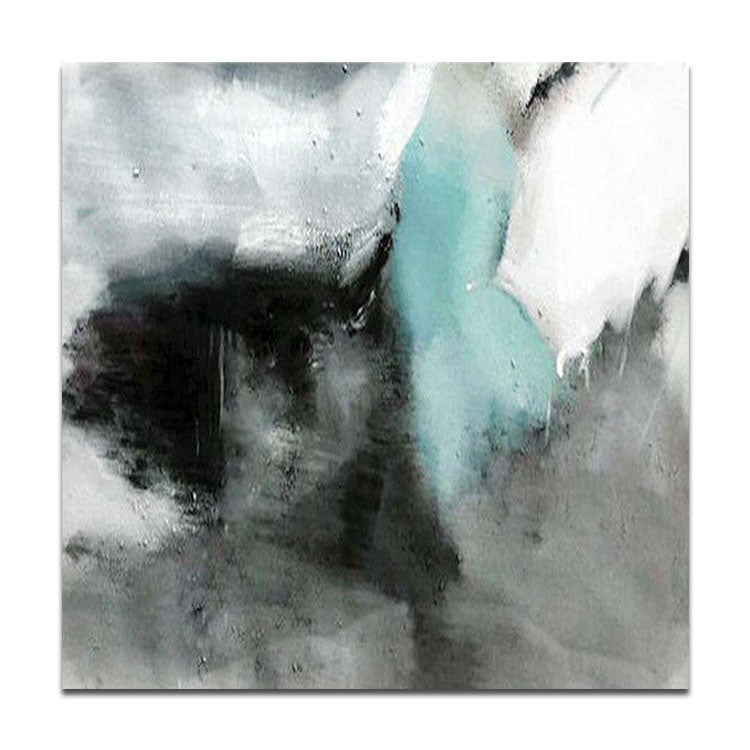 Black And Gray Art Original Painting Abstract Contemporary | Corpses in the original painting water