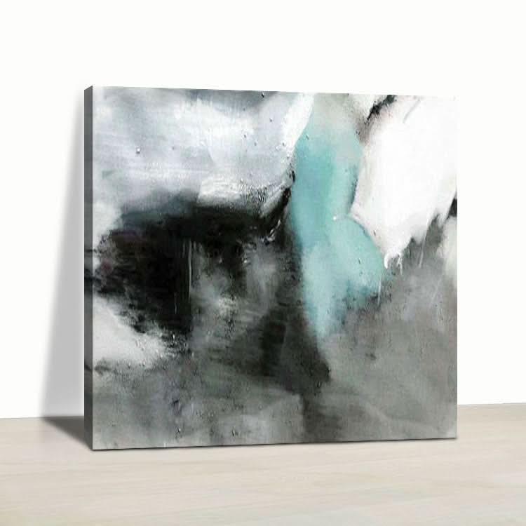 Schwarze und graue Kunst Originalgemälde abstrakt zeitgenössisch | Leichen im Originalgemälde Wasser 