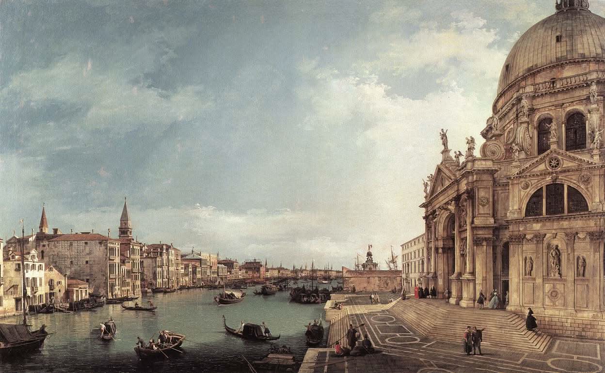 Eingang zum Canale Grande, Blick nach Osten 1