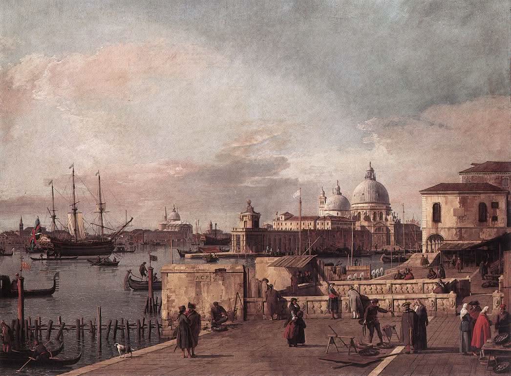 Eingang zum Canale Grande vom Westende der Molo