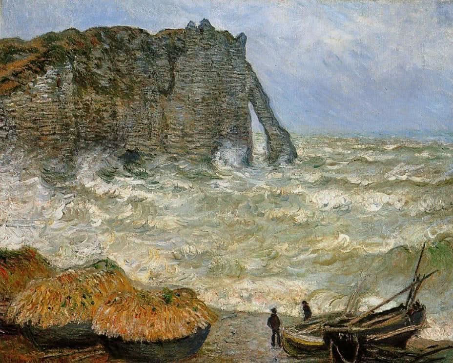 Etretat Raue See