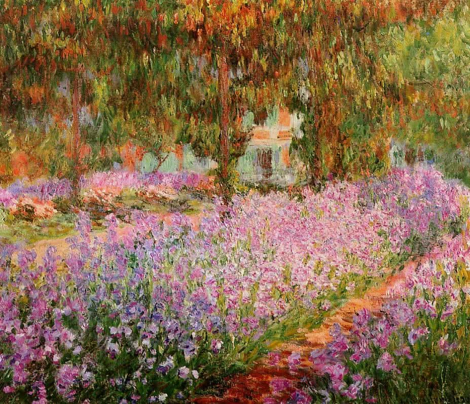 Schwertlilien in Monets Garten