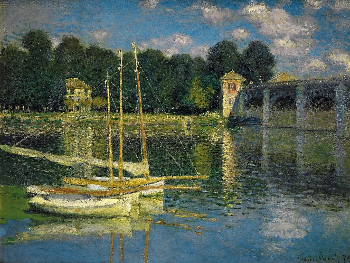 Die Brücke von Argenteuil, 1874
