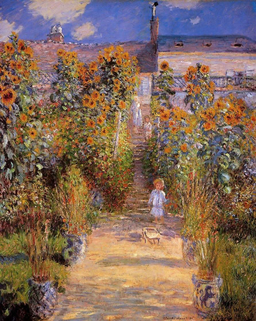 Monets Garten in Vetheuil