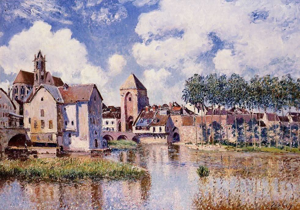 Moret sur Loing an der Porte de Bourgogne