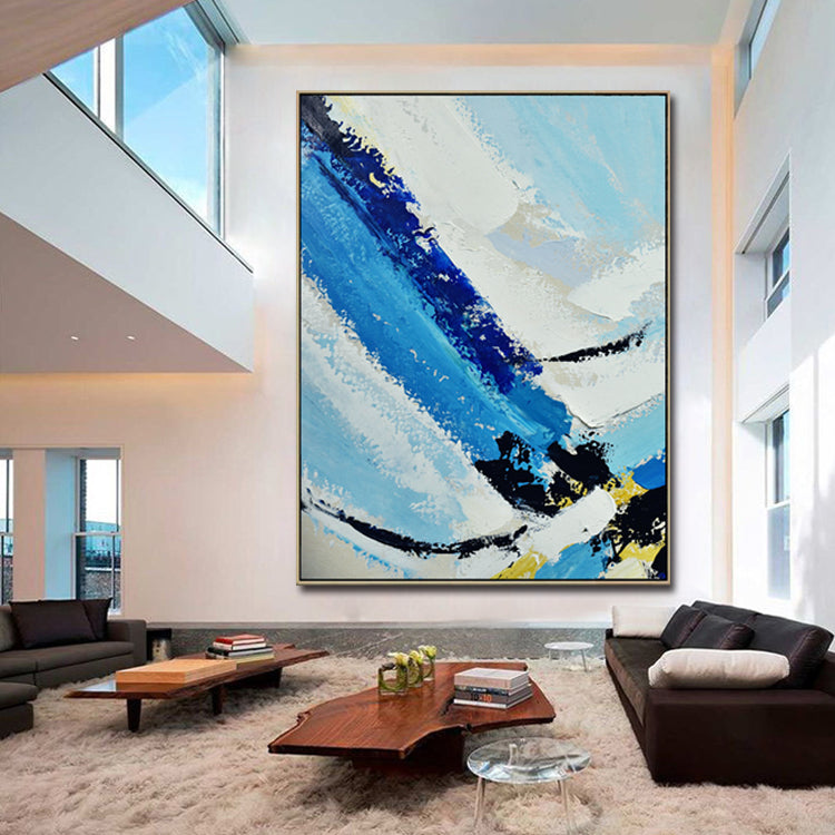 A World Of Ice And Snow - Hand Made Winter Landscape Painting Canvas Art Print