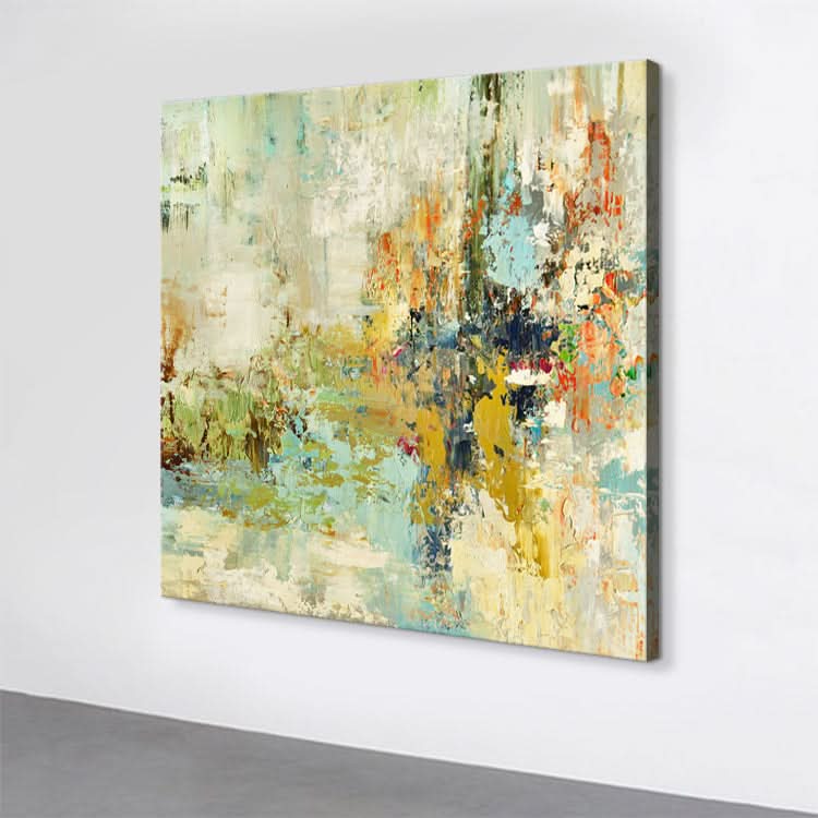 Handgemälde Ölgemälde auf Leinwand, Original Ölgemälde, großes Gemälde, Leinwand, Wanddekoration, Farben, Gemälde | Übernatürliche Schildkröte 