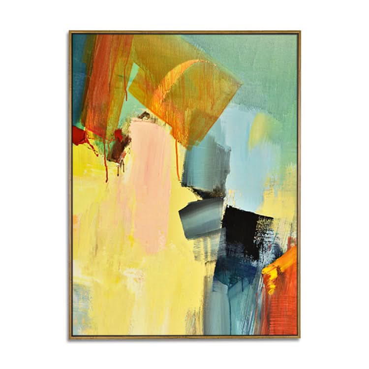 Historische Stätten - Handgemachtes modernes Wandkunst-Acryl-Ölgemälde 