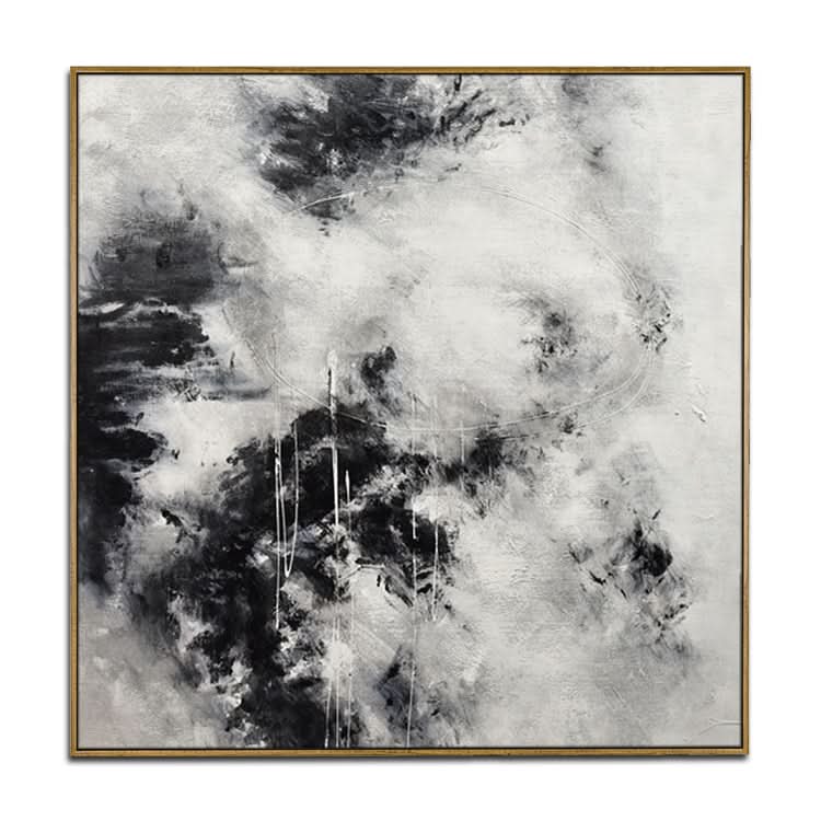 Modernes Acrylgemälde Original Kunst Gemälde Leinwand Wandkunst Handgemachte Kunst | Wie ein aufsteigender Wind und dahinjagende Wolken 
