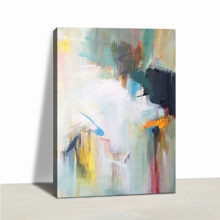 Die Entstehung von Tornados - Handgemachtes abstraktes Kunstgemälde auf Leinwand 