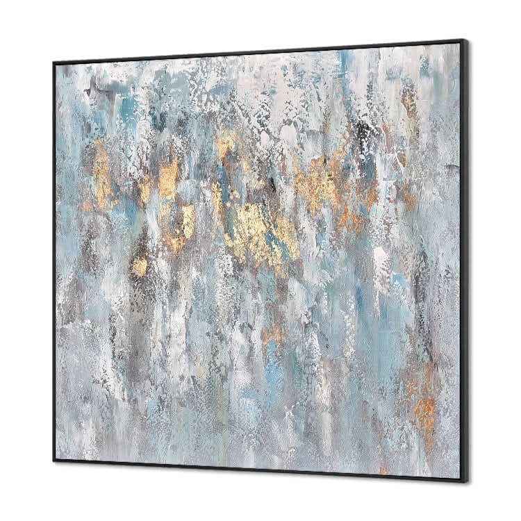 Handgemachtes Ölgemälde Original Ölgemälde Großes Gemälde Leinwand Schlafzimmer Gemälde Modern | Die Oberfläche des Berges 
