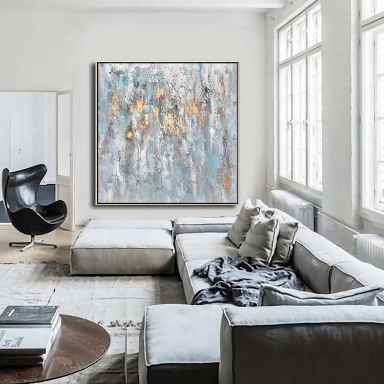 Handgemachtes Ölgemälde Original Ölgemälde Großes Gemälde Leinwand Schlafzimmer Gemälde Modern | Die Oberfläche des Berges 