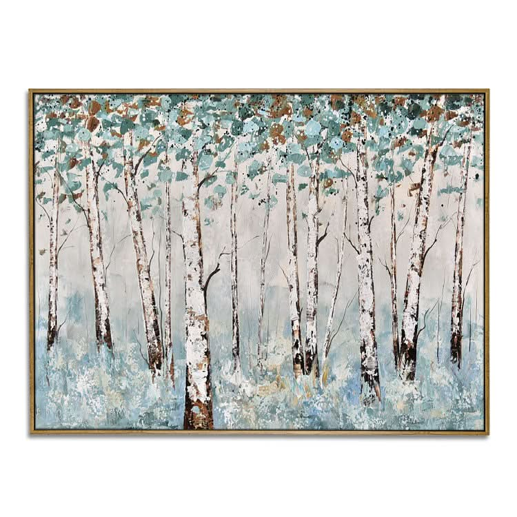 Grove - Handmade Tree Wall Art Beautiful Scenery Oil Painting On Canvas