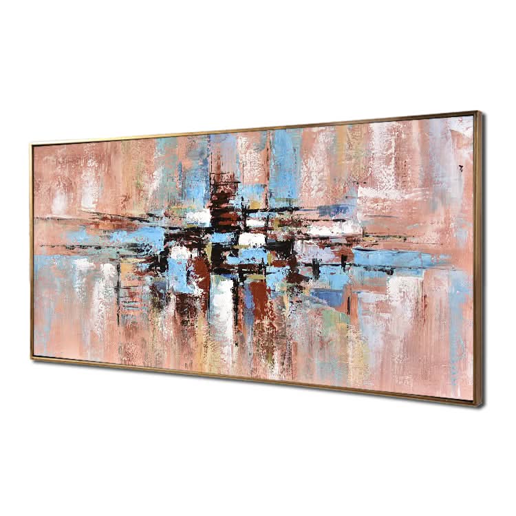Handgemachtes Ölgemälde auf Leinwand, Original-Kunst, Heimdekoration, Wandkunst, Ölgemälde, moderne Farben, Gemälde, Segelboot-Malerei 