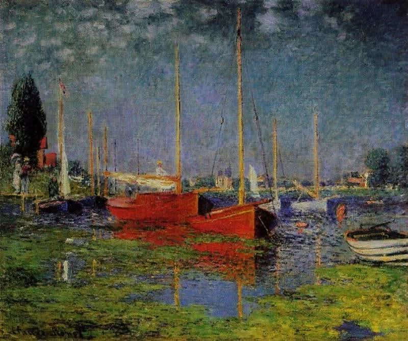 Vergnügungsboote in Argenteuil