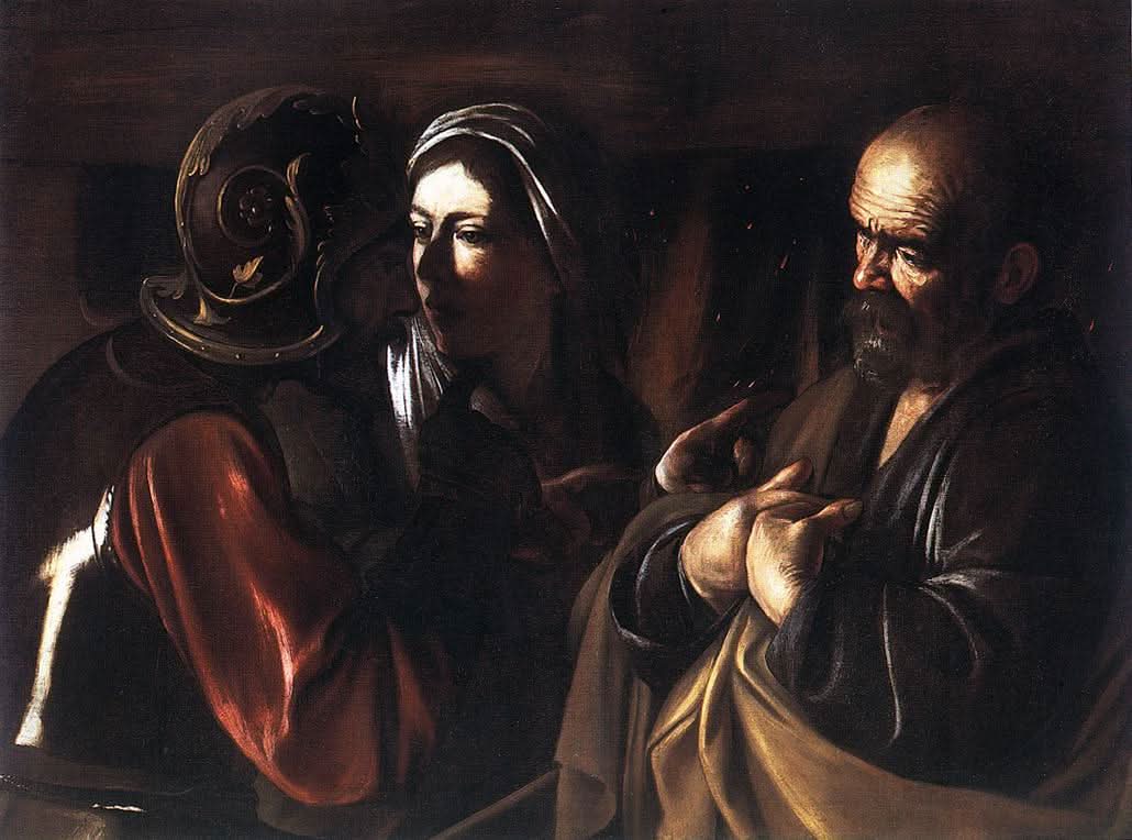 Die Verleugnung des heiligen Petrus