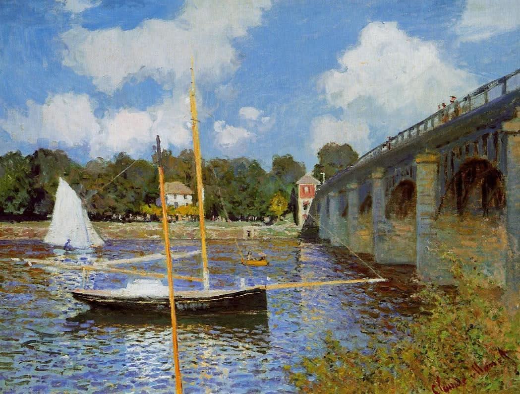 Die Straßenbrücke von Argenteuil 1